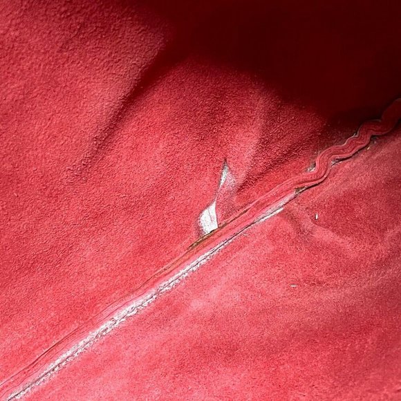 HERMES Rodeo Shoulder Bag Taurillon Clemence Red - Picture 12 of 12